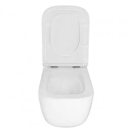 Azario FOTE  AZ-116-UQ3  ТОРНАДО 3.0 (СКРЫТОЕ КРЕПЛЕНИЕ) подвесной  унитаз в комплекте с сидением микролифт :480x340x350mm