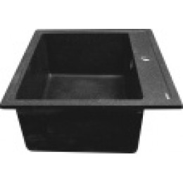 AZARIO кухонная мойка Litos (570х505х200) Черная (сифон + герметик)