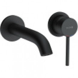 KLUDI BOZZ Настенный смеситель для умывальника, черный матовый, арт. 382443976