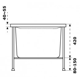 Ванна Бали 170*75 NEW