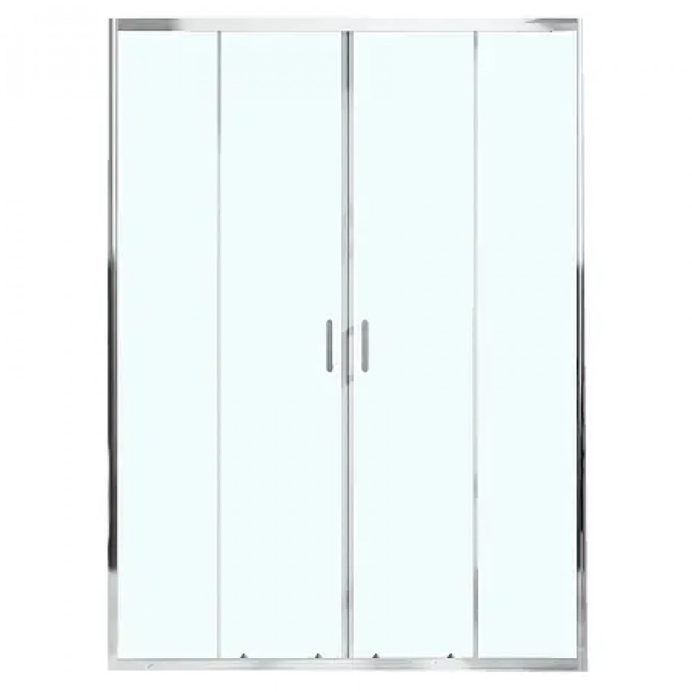 AZ-362K2-170-CH-CL Душевое ограждение TOKYO DRO-170х195-CH-CL, прозрачное стекло 6 мм, профиль хром