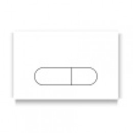 R0115AC OLEAS™ M1 Механическая панель смыва, двойной смыв(Белая)