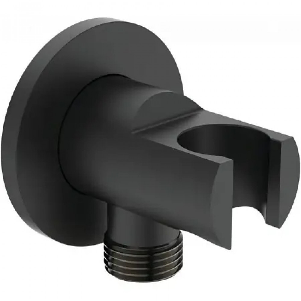 BC807XG IDEALRAIN Держатель с подключением душевой лейки 1/2", цилиндрический дизайн