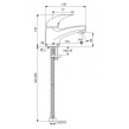 BA001AA ORION Однорукоятковый смеситель для умывальника