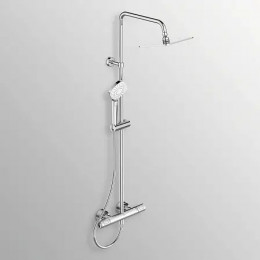 Душевая система с термостатическим смесителем для душа, Ceratherm T100, A7240AA