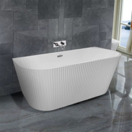 VERANO Ванна акриловая свободностоящая 1700*750*580 в комплекте с сифоном и металлической рамой