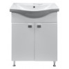 Комплект Тумба София 60 с раковиной Basic 60 (Турция)(600х820х460) (2 места)