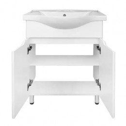 Комплект тумба Палермо 60Н напольная с раковиной Basic 60