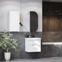 Оливия Модуль подвесной Белый матовый левый