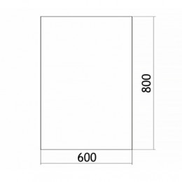 LORANTO зеркало Прямоугольник 60х80см (гор/вер крепеж)