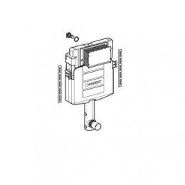 Смывной бачок скрытого монтажа Geberit Sigma 12 UP320 109.300.00.5 для унитазов