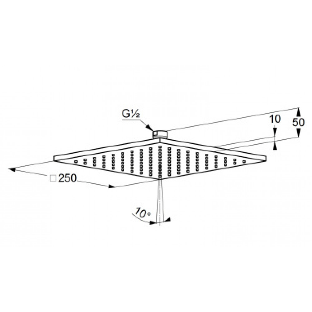Набор 7 в 1 KLUDI AMEO с кнопочным дивертером, хром (416590575,88011,6651405-00,6442505-00,6556005-00,6450005-00,6107105-00)