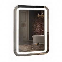 AZARIO зеркало Мальта 550*800 - 3 сенсор выкл+подогрев+часы