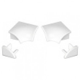 Набор (2 заглушки + 2 угловых соединения) для планки 6