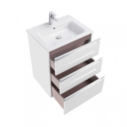 THE GAP Модуль д/раковины 600 мм, 3 ящика, белый глянец (подходит раковина Gap и Victoria Unik) стар. 7.8575.5.280.6