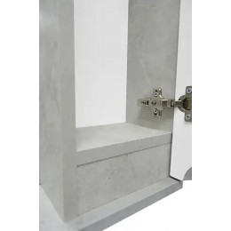 Зеркало-шкаф Florena 70 (600*700*135) правый Светлый Бетон