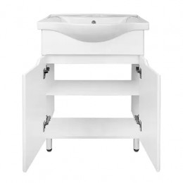 Комплект тумба Палермо 55Н напольная с раковиной Basic 55