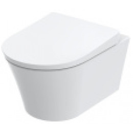 TOTO GP  CW553Y  Унитаз подвесной,380х540х335, безободковый,+Сиденье для унитаза GP в комплекте с креплением (металл, пластик)/ WC seat ТОТО TC524EU