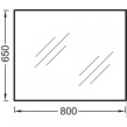 EB1098-RU OLA Зеркало, 80 см, Без отделки