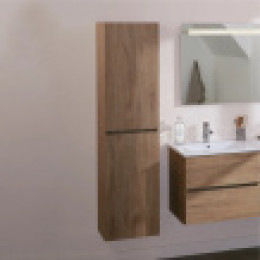 Колонна подвесная, 40 см, 2 реверсивные дверцы, дуб давос, натуральный меламин, EB2385-E75 TOLBIAC