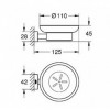 40754001 Essentials Cube Мыльница с держателем, хром