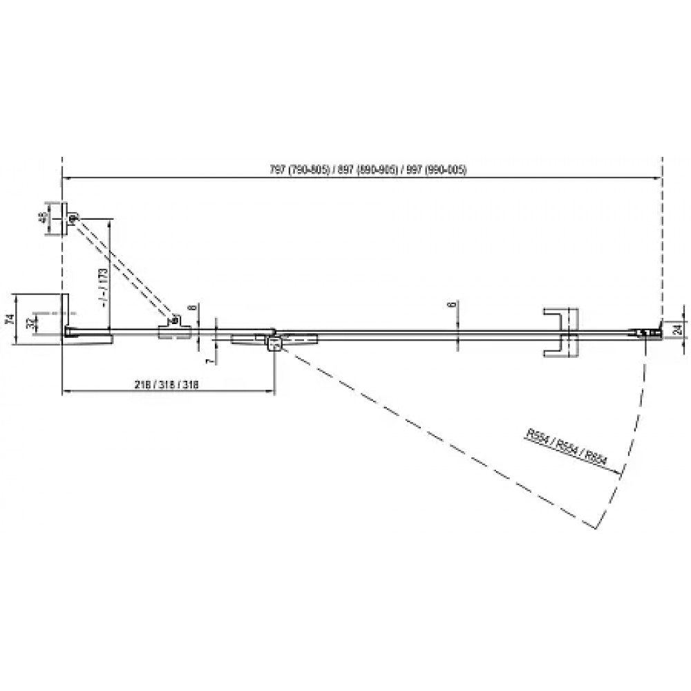 B SET BSD2-L 100 хром