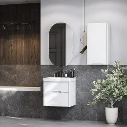 Оливия Модуль подвесной Белый матовый правый