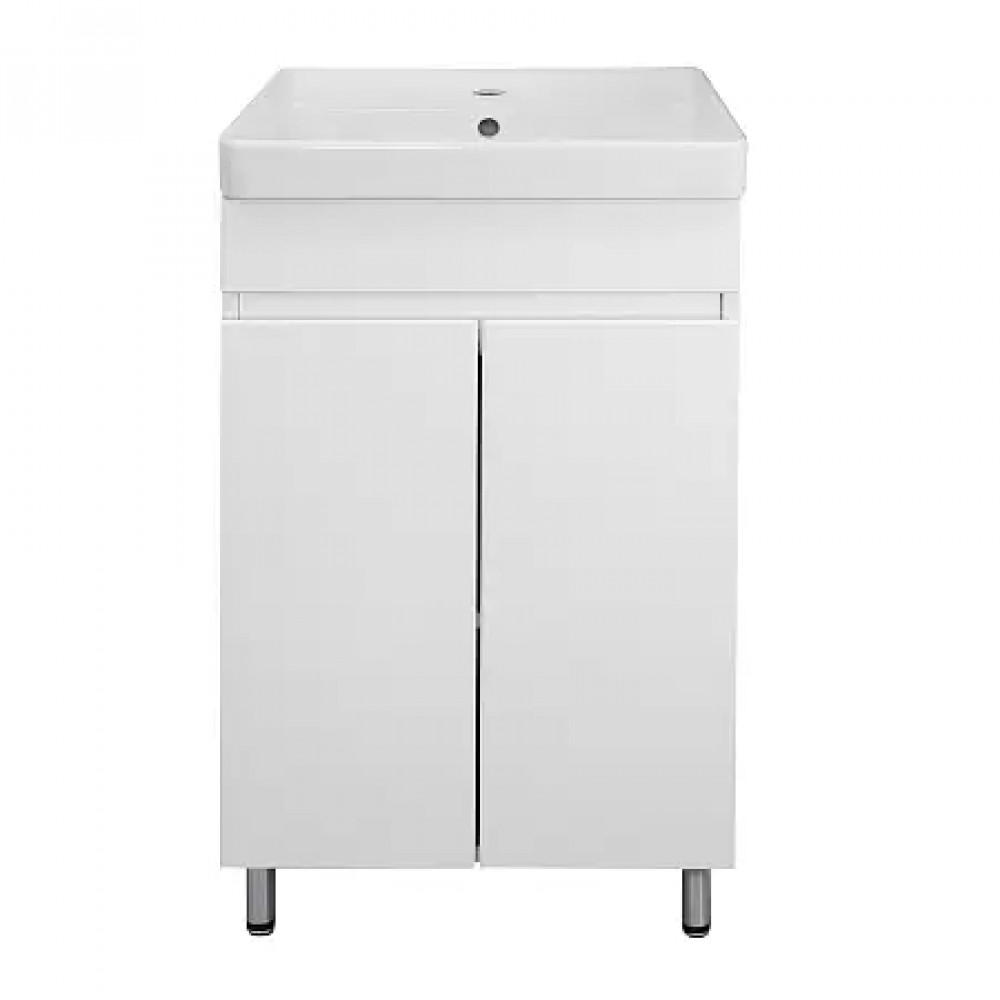 Комплект Тумба Эстима 50Н напольная с раковиной Monte 50