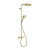 27633990 Raindance Select S Showerpipe 240 1 jet with PowderRain, полированное золото
