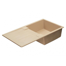 Кухонная Мойка Верона Одинар.с Крыл.Латте NEW