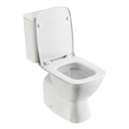 Унитаз-компакт безободковый "Нео" rimless (стандарт: 2-реж., дюро, метал крепеж, softclose, тонкое)