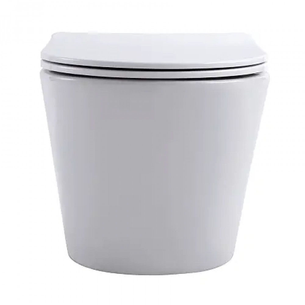 Azario VACIO AZ-1904T ТОРНАДО (СКРЫТОЕ КРЕПЛЕНИЕ) подвесной  унитаз в комплекте с сидением микролиan 490*360*320mm