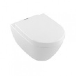 SUBWAY 2.0  Унитаз подвесной безобод, горизонт. выпуск, Альпийский белый (2 корзинки:для гигиенического блока и освежающего геля) (грузить с 9M78S101)