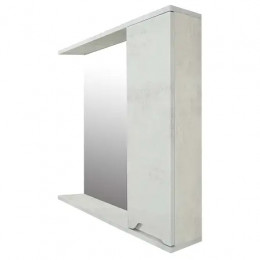 Зеркало-шкаф Florena 70 (600*700*135) правый Светлый Бетон