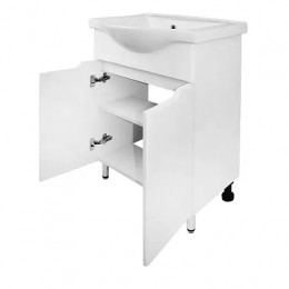 Комплект тумба Палермо 50Н напольная с раковиной Basic 50