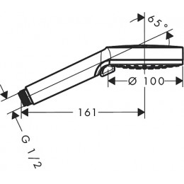 26330400 Ручной душ Crometta Vario