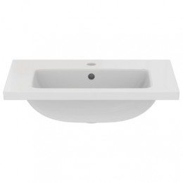 Ideal Standard i.life S Vanity раковина 61x39 см с отверстием под смеситель, с отверстием перелива, без крепежа. Узкая проекция - 38,5 см. Для монтажа