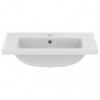 Ideal Standard i.life S Vanity раковина 61x39 см с отверстием под смеситель, с отверстием перелива, без крепежа. Узкая проекция - 38,5 см. Для монтажа