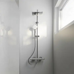 Душевая система с термостатическим смесителем для душа, Ceratherm T100, A7240AA