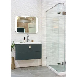 AZARIO зеркало Индиго 800*550- 2 сенсор выкл+подогрев