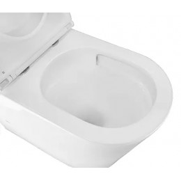 Azario Margo Унитаз напольный ТОРНАДО  с сиденьем микролифт 670*390*850 мм (2 МЕСТА)