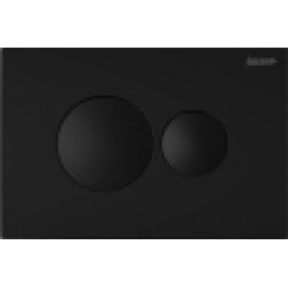 Loranto Кнопка для инсталляции круглая черная матовая