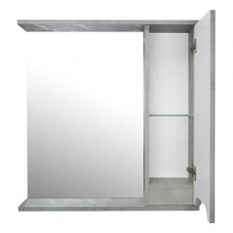 Зеркало-шкаф Florena 70 (600*700*135) правый Светлый Бетон