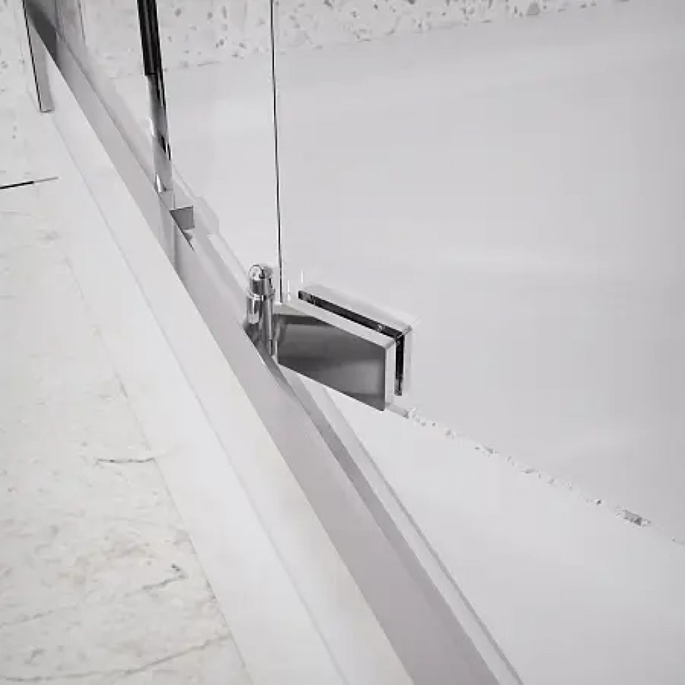 AZ-L47-100-MB-CL Душевое ограждение MONAKO SQS-100х100х195-MB-CL, прозрачное стекло 6 мм, профиль матовый черный