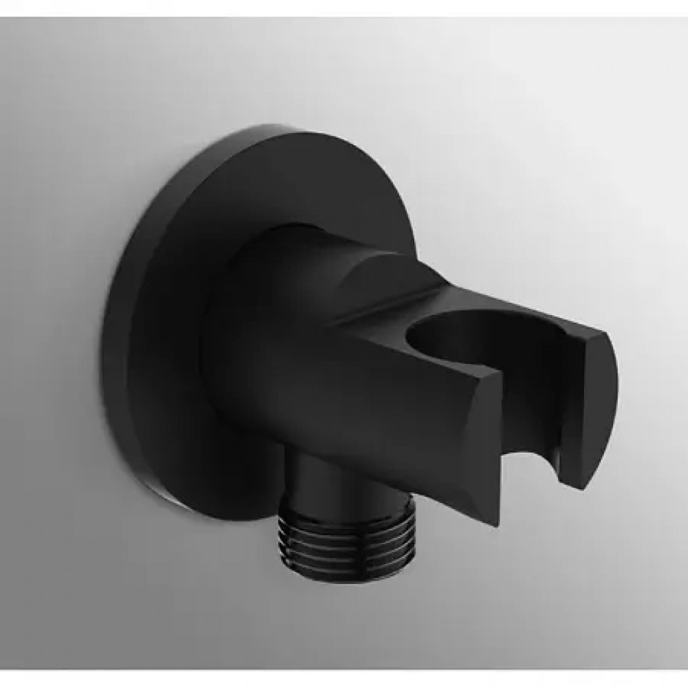 BC807XG IDEALRAIN Держатель с подключением душевой лейки 1/2", цилиндрический дизайн