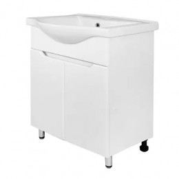 Комплект тумба Палермо 60Н напольная с раковиной Basic 60