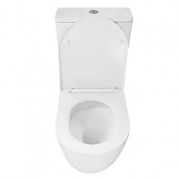 Azario LEVITA  AZ-2903T напольный безободковый унитаз в комплекте с бачком и сидением микролифт и арматурой 630*385*815mm