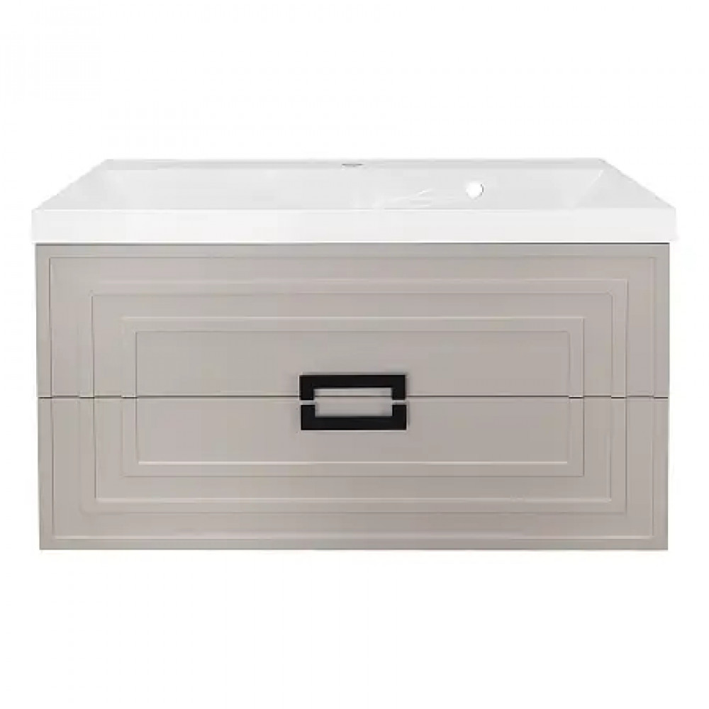 Комплект Тумба ARMARIO 90/2 подвесная КАШЕМИР с раковиной CLASSIK 90