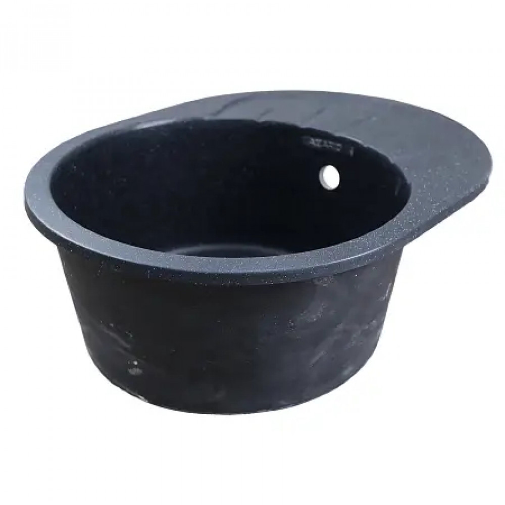 AZARIO кухонная мойка Canto (570x440x190) Чёрная (сифон)