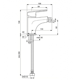 BA265AA VIDIMA BALANCE Смеситель для биде